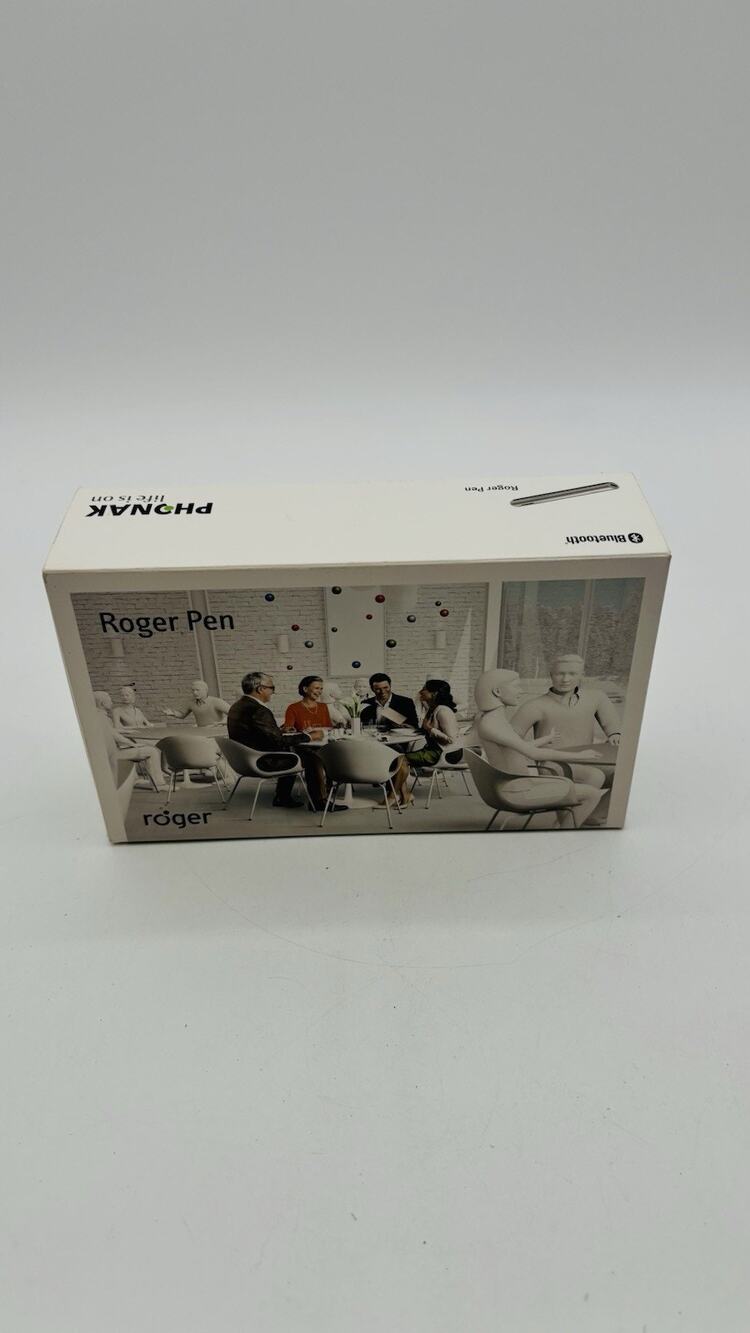 Phonak Roger Pen FM System Wireless Microphone Transmitter w/ Box Cable Dock